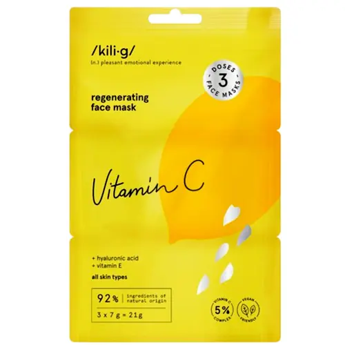 Vedd meg online Kilig Vitamin C Regeneráló arcmaszk 3x7 g